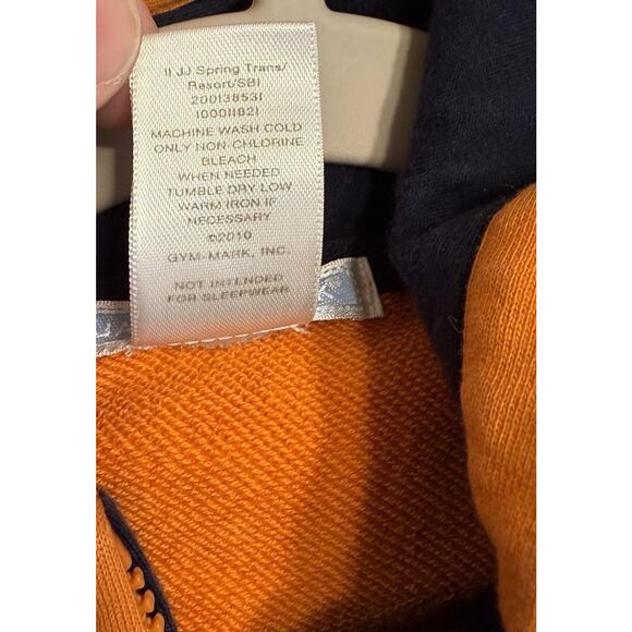 Janie And Jack Jacket Sz 18-24 Months Orange Full Zip Hoodie Play Condition - Picture 6 of 12